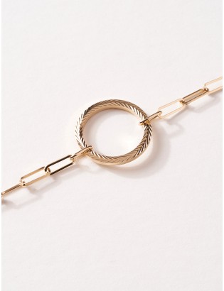 bracelet-plaque-or-chaine-maille-hermione